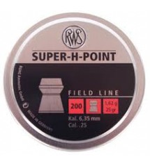 RWS SUPER H POINT FIELD LINE 6.35 MM /.25 CAL CONF. 200